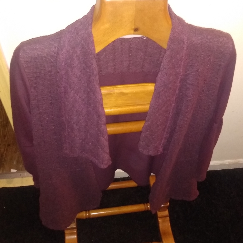 Max Jeans Open Waterfall Front Cardigan.